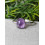 Bague en Améthyste - Ajustable - Argent sterling