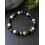 Bracelet "protection" en Labradorite, Oeil de Tigre et Obsidienne Noire