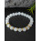 Bracelet en  Cristal de Roche Craquelé
