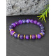 Bracelet Agate Violette