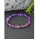 Bracelet Agate Violette