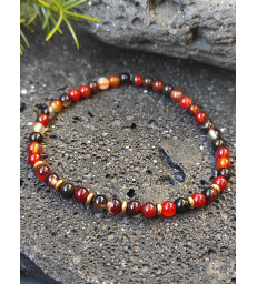 Bracelet en Agate Feu