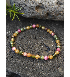 Bracelet " Energie " en Tourmaline Multicolore