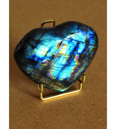 Coeur Labradorite Polie de 190 GR