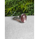 Bague lépidolite ajustable - Argent sterling