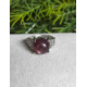 Bague lépidolite ajustable - Argent sterling