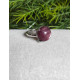 Bague lépidolite ajustable - Argent sterling