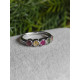 Bague Tourmaline Multicolore - Argent sterling 925