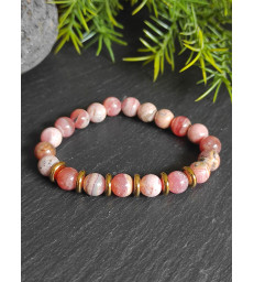 Bracelet en Rhodochrosite