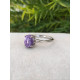 Bague en Charoite Ajustable en Argent sterling