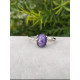 Bague en Charoite Ajustable en Argent sterling