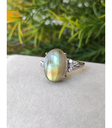 Bague Labradorite Ajustable Argent sterling