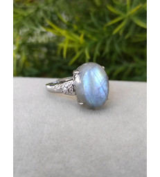 Bague Labradorite Ajustable Argent sterling