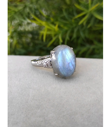 Bague Labradorite Ajustable Argent sterling