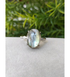 Bague Labradorite Ajustable Argent sterling