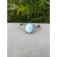 Bague ajustable Larimar