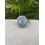 Bague ajustable en Aigue Marine - Argent sterling