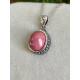 Pendentif Rhodonite en Argent sterling 925