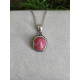 Pendentif Rhodonite en Argent sterling 925