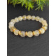 Bracelet Quartz Rutile Doré