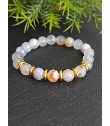 Bracelet Agate Fleur