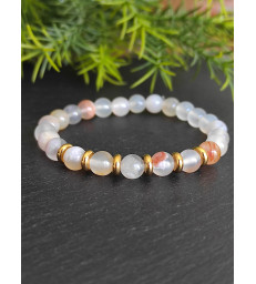 Bracelet Agate Fleur