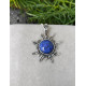 Pendentif soleil en Lapis Lazuli Argent sterling 925