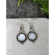 Boucles d'oreilles en pierre de lune 