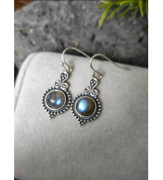 Boucles d'oreilles Labradorite Argent sterling  925