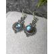 Boucles d'oreilles Labradorite Argent 925s