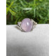 Bague en Quartz Rose - Argent sterling 925 - Ajustable