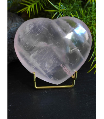 Coeur en Quartz Rose 212 Grammes