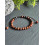 Bracelet Obsidienne Acajou réglable