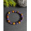 Bracelet "confiance et sagesse" en Oeil de Tigre et Améthyste