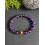 Bracelet "confiance et sagesse" en Oeil de Tigre et Améthsyte