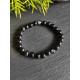 Bracelet "Force" en Agate noire