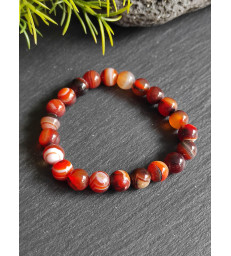 Bracelet en Agate Feu