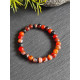 Bracelet en Agate Feu