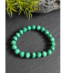 Bracelet " Soulagement des Douleurs " en Malachite