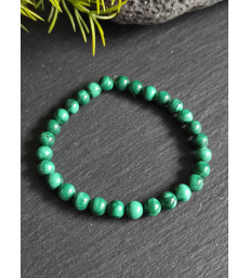 Bracelet " Soulagement des Douleurs " en Malachite