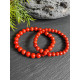  Bracelet Jaspe Rouge