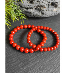 Bracelet en Jaspe Rouge