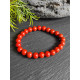  Bracelet Jaspe Rouge