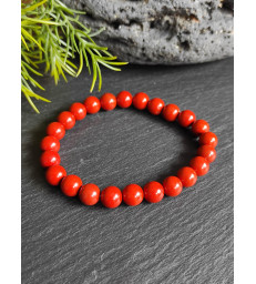 Bracelet en Jaspe Rouge