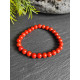  Bracelet Jaspe Rouge