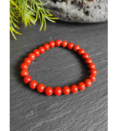 Bracelet en Jaspe Rouge