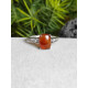 Bague en Cornaline Ajustable en Argent sterling 925