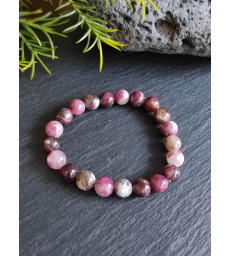 Bracelet " Energie " en Tourmaline Fleur de prunier