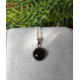 Pendentif en Obsidienne noire