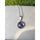 Pendentif Rond en Fluorite